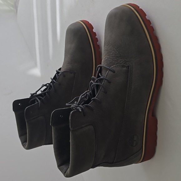 Timberland Men's 6" Chilmark Defender Extra Light Gray Boots Size 13 - Picture 1 of 14